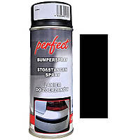 Краска спрей для пластика черная матовая Perfect Black Bumper Spray 400мл