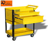 Візок інструментальний Скіф 2 ящика пересувний ящик для інструменту на колесах