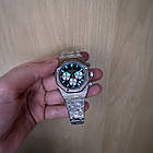 Чоловічий годинник Audemars Piguet Royal Oak Black White Chronograph AAA кварцовий хронограф на сталевому браслеті, фото 9