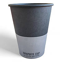 Стакан цветной однослойный 400мл. graphite cup