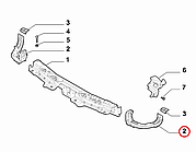 Панель установча передня ліва частина Doblo 2015-2023 (телевізор), Виробник: FIAT, OE: 51974123