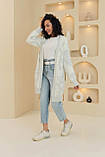 Жіночі джинси з високим притачним поясом та накладними кишенями Розміри: 42 - 50, фото 6