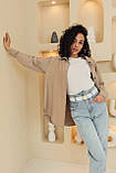 Жіночі джинси з високим притачним поясом та накладними кишенями Розміри: 42 - 50, фото 3