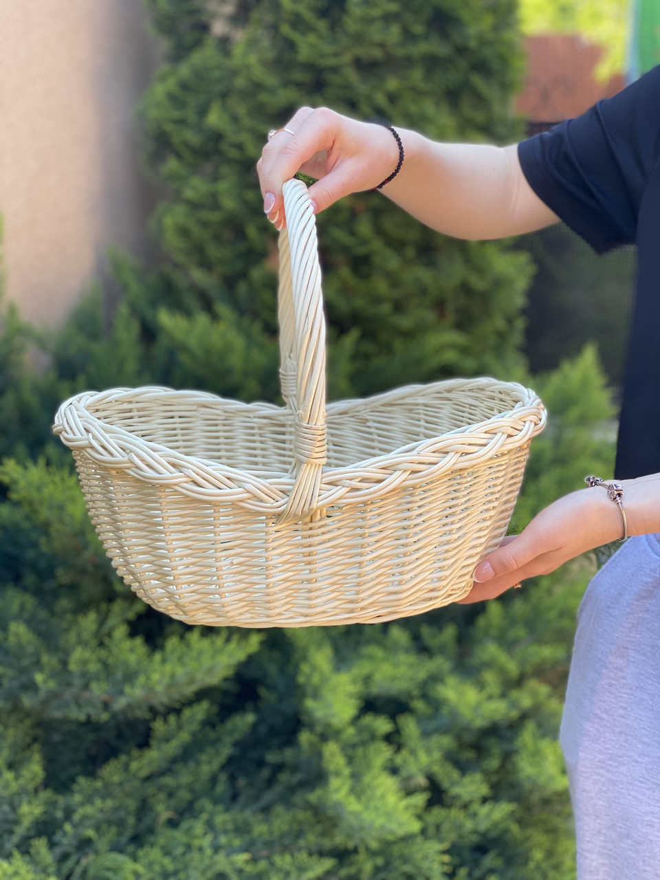 Кошик з натуральної лози. Арт: 053, фото 1