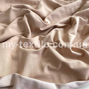 Двонитка тканина трикотажна хб Туреччина 240 grm 180 см Бежевий класичний