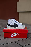 Мужские кроссовки Nike Blazer Mid 77 Jumbo White/Black|Качественные спортивные кроссовки на весну/осень