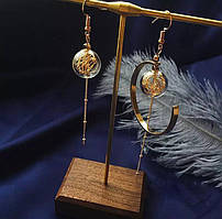 Жіночі сережки гвоздики - пелюстки