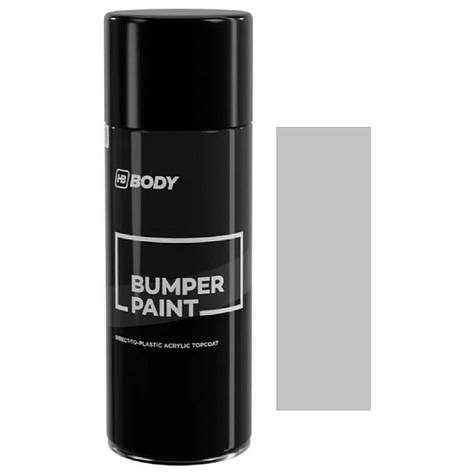 Фарба спрей для пластику світло-сіра матова Body Light Grey Bumper Paint Spray 400мл, фото 2
