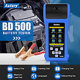 Тестер АКБ AUTORY BD500 12 V 24 V аналізатор автомобільних акумуляторів (з міні принтером), фото 6