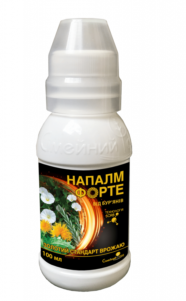 Напалм Форте - Системний гербіцид суцільної дії з екстра концентрацією, що знищує злісні бур’яни, 100 мл