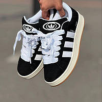 Кроссовки Adidas Campus Black женские (36-40)