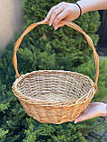 Корзина плетена подарункова. Арт: 30101, фото 9