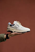 Чоловічі кросівки New Balance 550 “Cream Black”|Якісні спортивні кросівки на весну/осінь