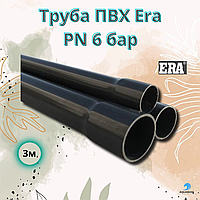 Труба НПВХ (PVC-U) напорная клеевая Era PN6 d50 мм, 3 м