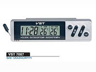 Автомобільний годинник з термометром vst-7067 un