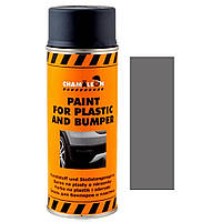 Краска спрей для пластика серая матовая Chamaleon Grey Paint For Plastic And Bumper 400мл