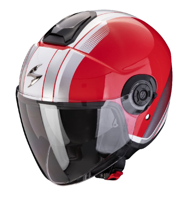 Мотошолом Scorpion Exo-City II Vel red white