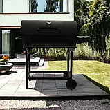 Садовий гриль з кришкою + ПОЛИЦІ MAS-GRL-002 Мангал Гриль - Барбекю, фото 5