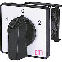 Перемикач кулачковий пакетний ETI CS 16 51 L 1-полюс "1-0-2" 16 A на DIN-рейку (4773250)