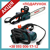 Электропила цепная шина 35 Bosch ESC2200 с бесключевой натяжкой цепи 2.2 кВт