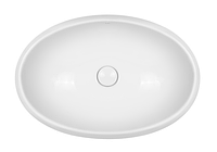 Раковина-чаша Qtap Leo 600х400х155 White с донным клапаном QT11117060GW