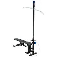 Лава  А420 регульована для жиму з від'ємним  кутом з мачтою для верхньої нижньої тяги R_2278