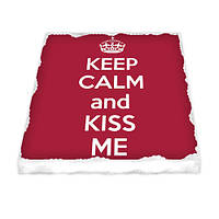 Магніт керамічний Keep calm and kiss me