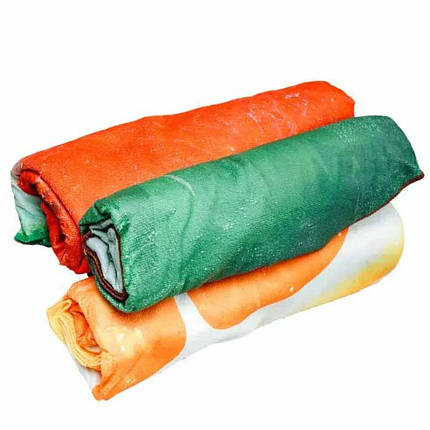 Килимок підстилка на пляж 150*150см Апельсин, фото 2