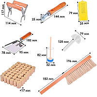 Набор инструментов Lesko BKT-017 для пчеловода на 8 предметов un