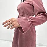 Вельветова жіноча сукня із завищеною талією "Wesley" Норма, фото 8