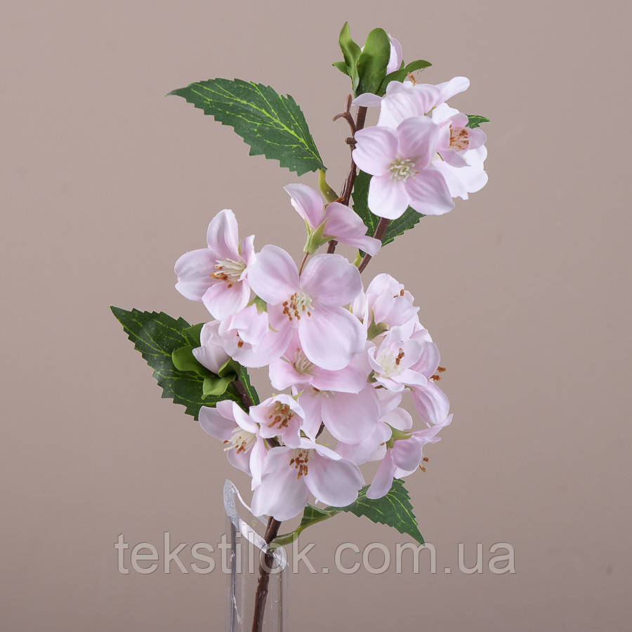 Гілка яблуні рожева. Квіти штучні, фото 1