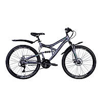 Велосипед уцінений ST 26" Discovery CANYON AM DD рама- з крилом Pl 2024 STK-DIS-325 (сірий (м))