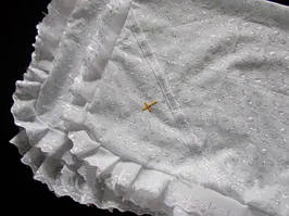 Крижма батистова ТМ Baby Brok 110/80 біла 1019