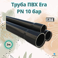Труба НПВХ (PVC-U) напорная клеевая Era PN10 d63 мм, 3 м