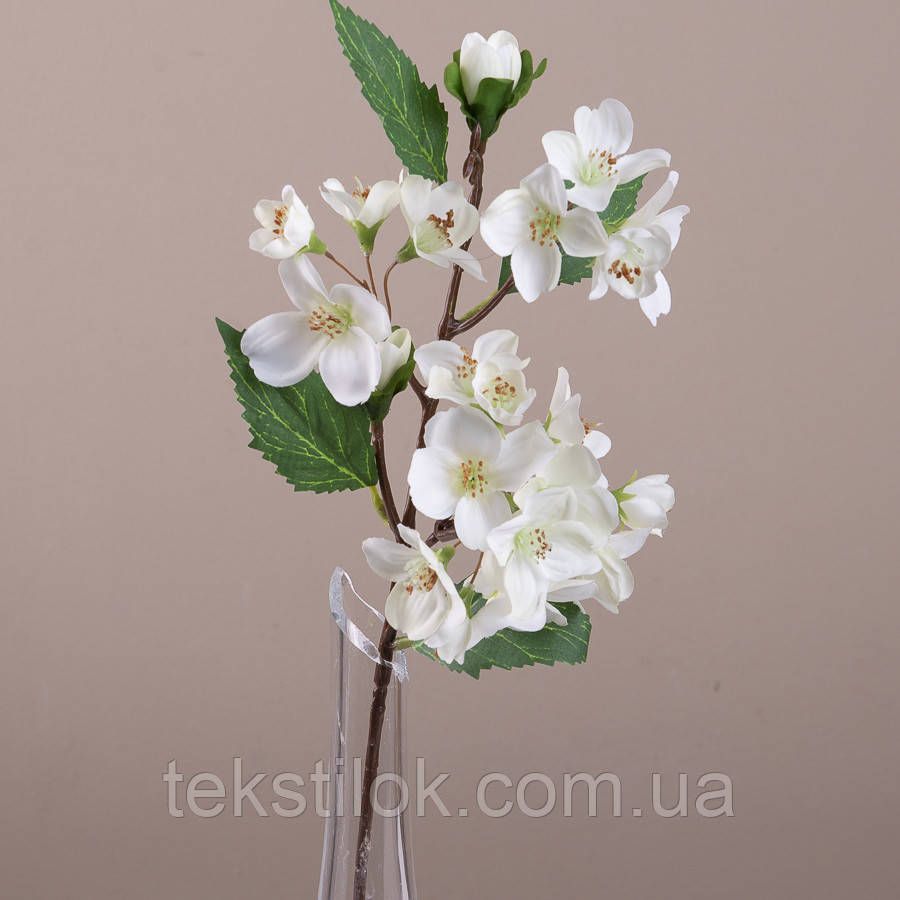 Гілка яблуні біла. Квіти штучні, фото 1