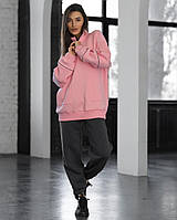 Жіноча рожева олімпійка для жінки кофта Staff pink oversize Adwear