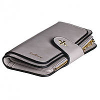 CVX Клатч портмоне кошелек Baellerry N2341, кошелек женский маленький кожзаменитель. MI-546 Цвет: серый