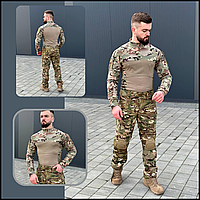Армейские штаны и убакс зсу костюм тактический мультикам combat, набор штаны убакс мужской