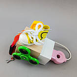 Бізіборд бізікуб міні дерев’яний гра-бізіборд C 64879 куб, 6 міні-ігор, в коробці, фото 2