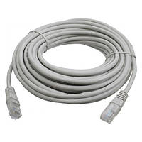 Патч-корд RJ45 9м, сетевой кабель UTP CAT5e 8P8C, LAN, белый