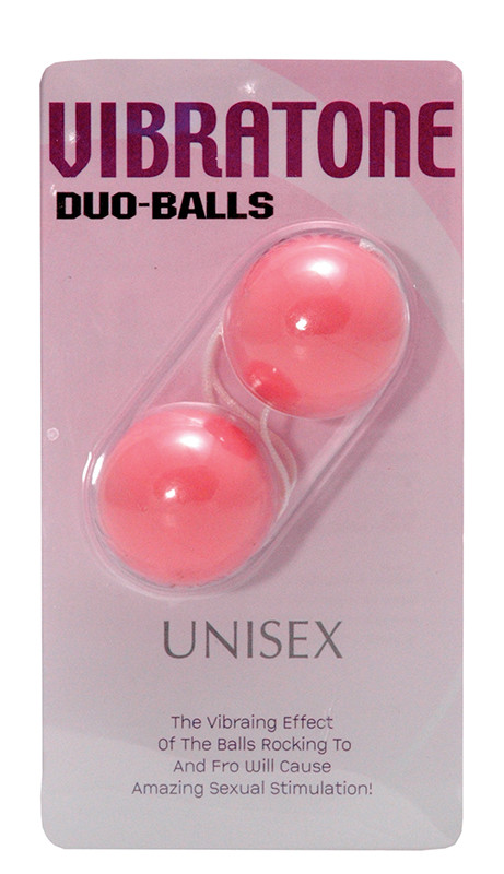 Вагінальні кульки VIBRATONE DUO BALLS PINK BLISTERCARD sexstyle