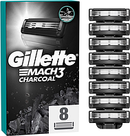 Кассеты для бритья Gillette Mach3 8шт. без упаковки Оригинал (жилет мач 3) лезвия джилет мак3