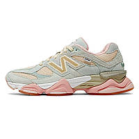 Кроссовки New Balance 9060 Joe Freshgoods Grey Pink / Нью Бэланс 9060 серо розовые