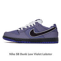 Кроссовки Nike SB Dunk Low Violet Lobster / Найк СБ Данк фиолет Лобстер