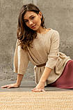 Жіночий джемпер вільного фасону со спущеним плечем Розміри: 42 - 52, фото 3