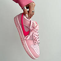 Кроссовки розовые Nike Dunk Low GS Triple Pink 37