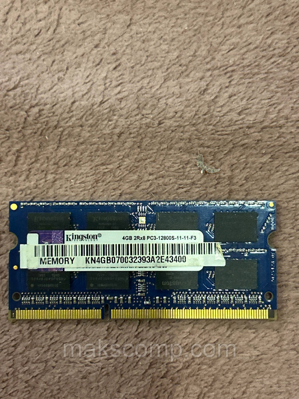 Пам’ять Kingston 4Gb DDR3-1600 So-DIMM PC3-12800 1.5v, фото 1