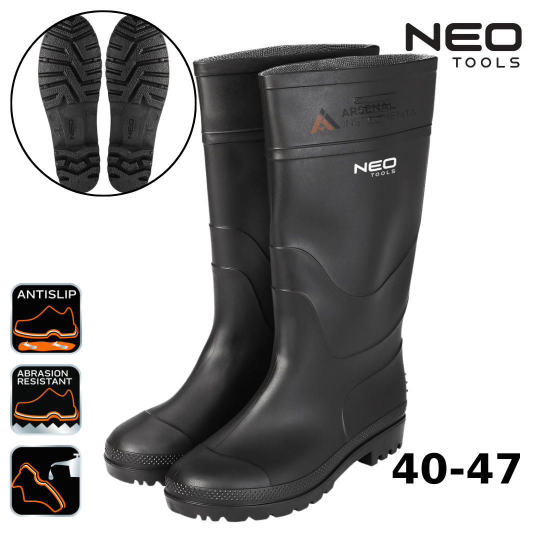 Чоботи гумові робочі Велінгтони, розмір 46 NEO Tools 82-902-46, фото 1