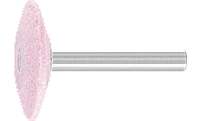 Pferd Шліфувальна головка абраз. d-32*6мм плоска, хв-6мм, Р-60, тверд.О для метал. A37 6 AR60O5V рожева