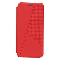 Чехол-книжка кожа Twist для Xiaomi Poco X3 / Poco X3 Pro ( червоний та рожевий колір )